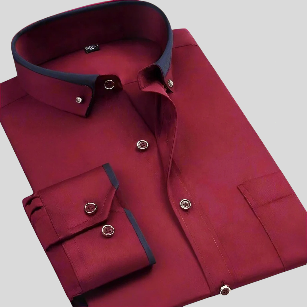 Lucas – Premium Overhemd met Luxe Details