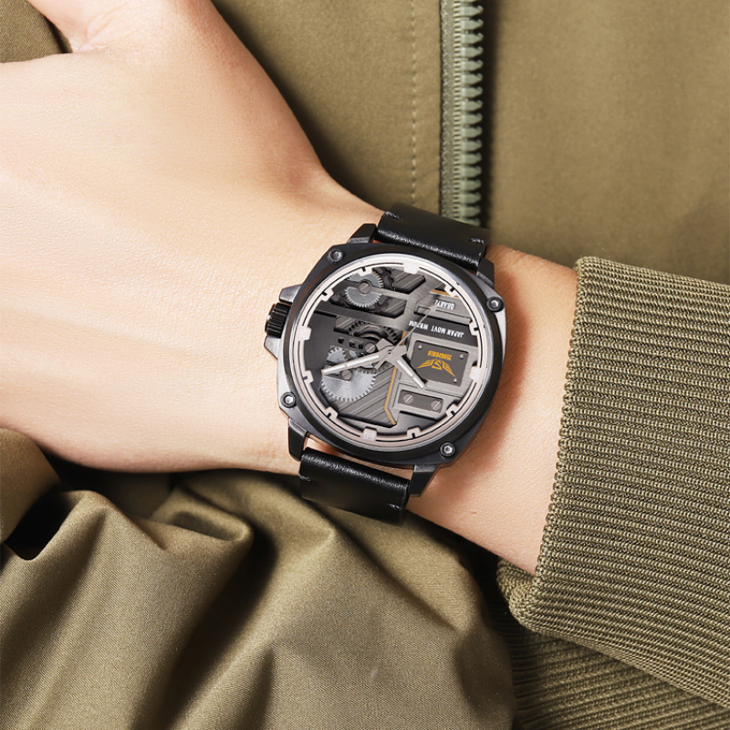 Herenhorloge van Leer Quartz™ – Olsen & Olsen