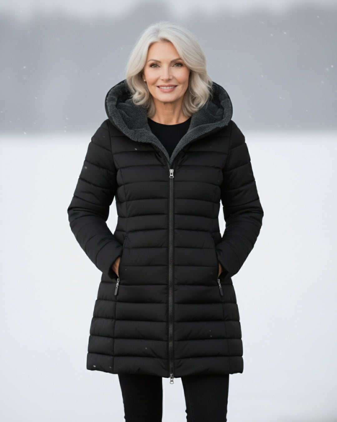 Clair | Gevoerde Pufferjas met Fleece