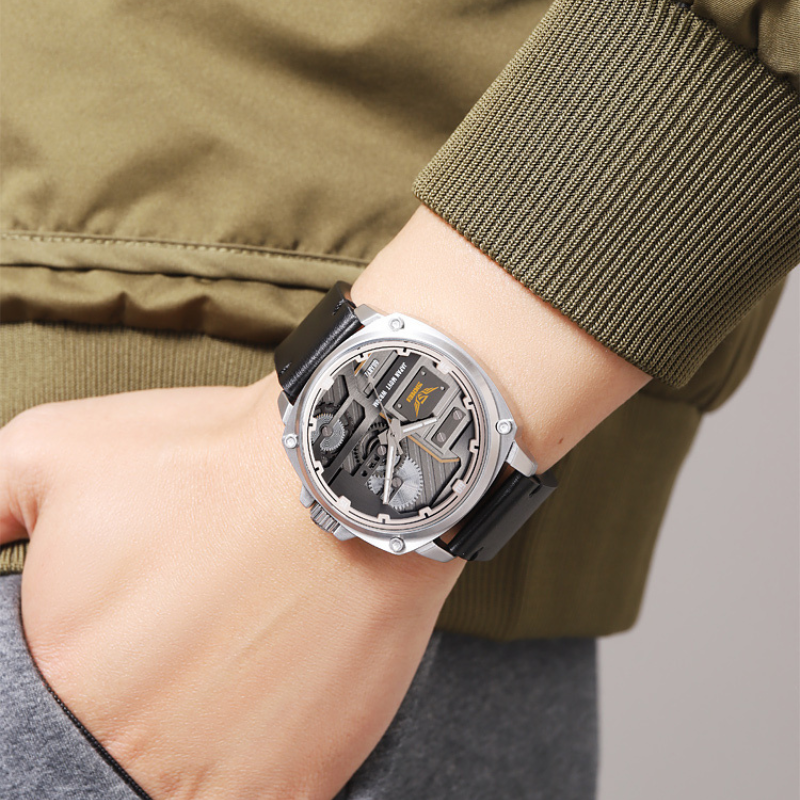 Herenhorloge van Leer Quartz™ – Olsen & Olsen