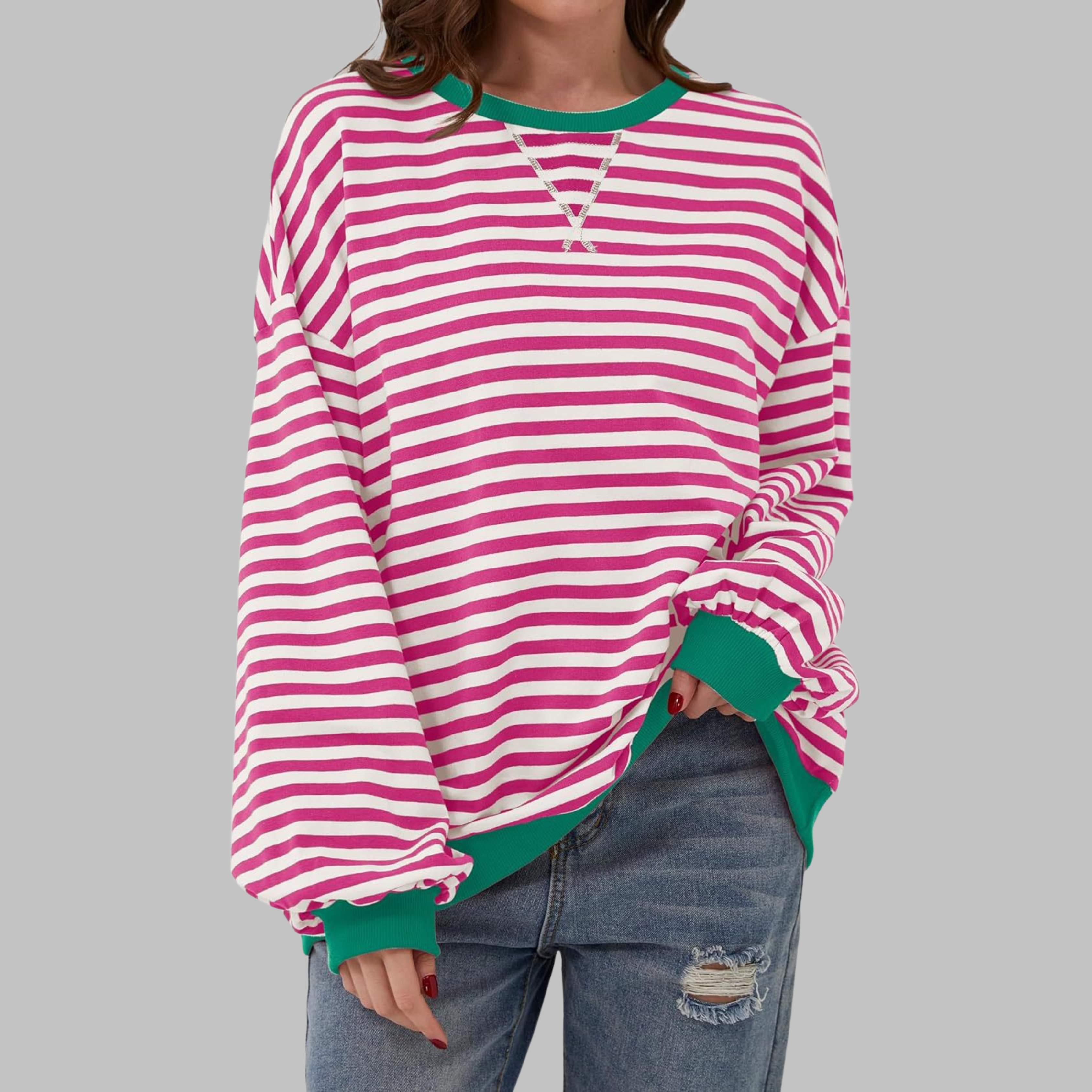 Amy – Casual Gestreepte Trui