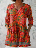 Felicity | Lange V-hals blouse