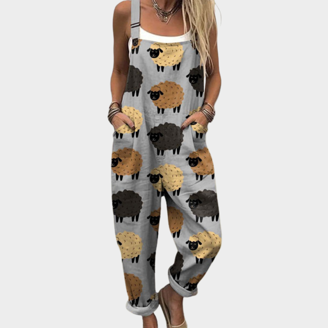 Lotte – Comfortabele Overall met Print