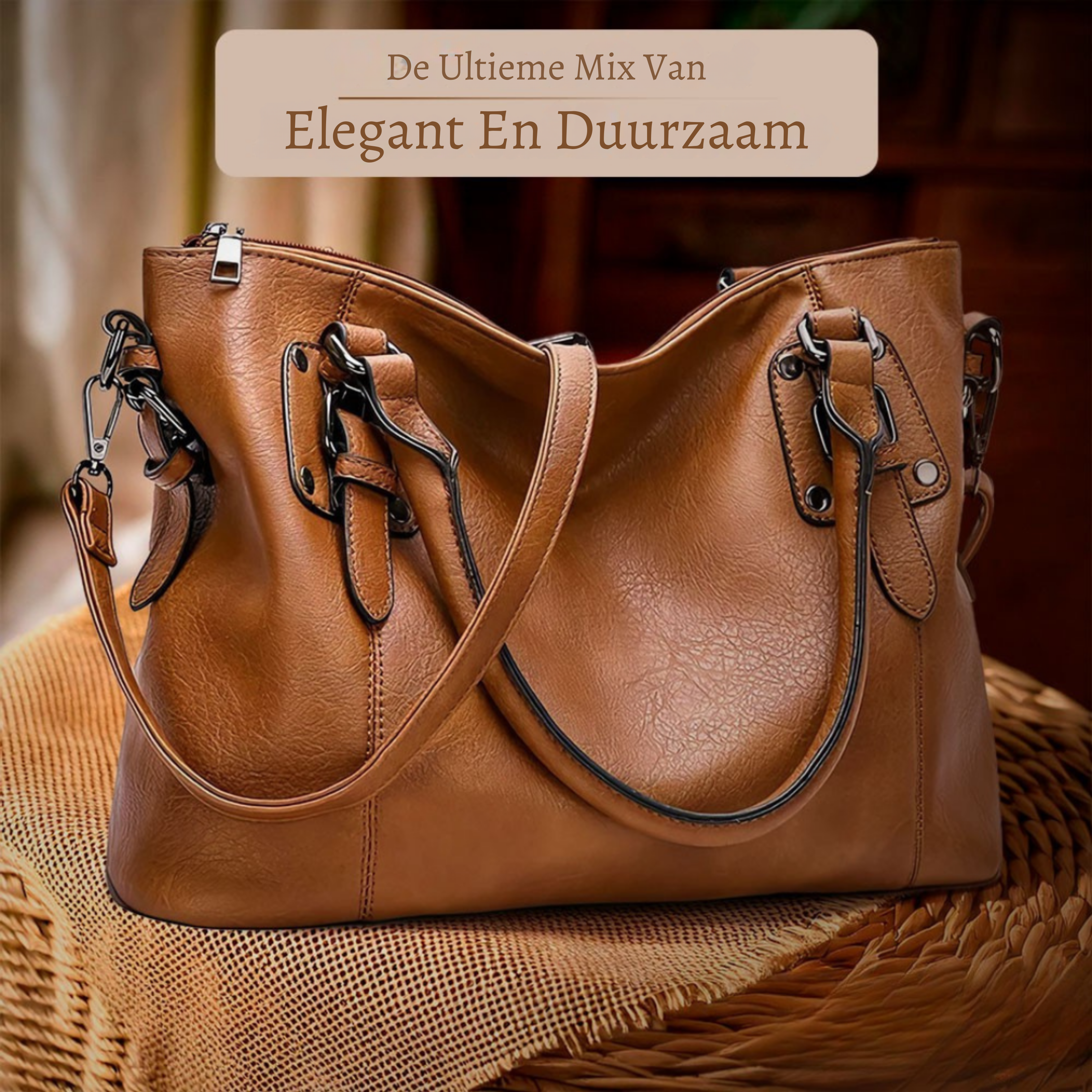 Sienna’s Graceful Allure | Elegante Schoudertas