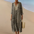 ELARA | MONOCHROME MAXI JURK