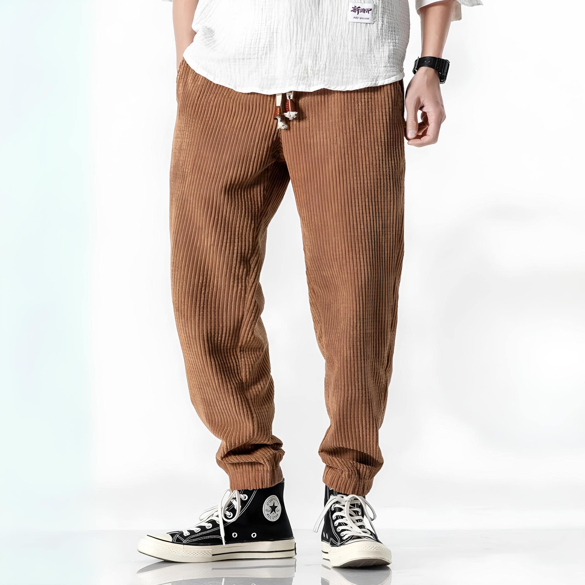 Justin – Moderne Corduroy Broek