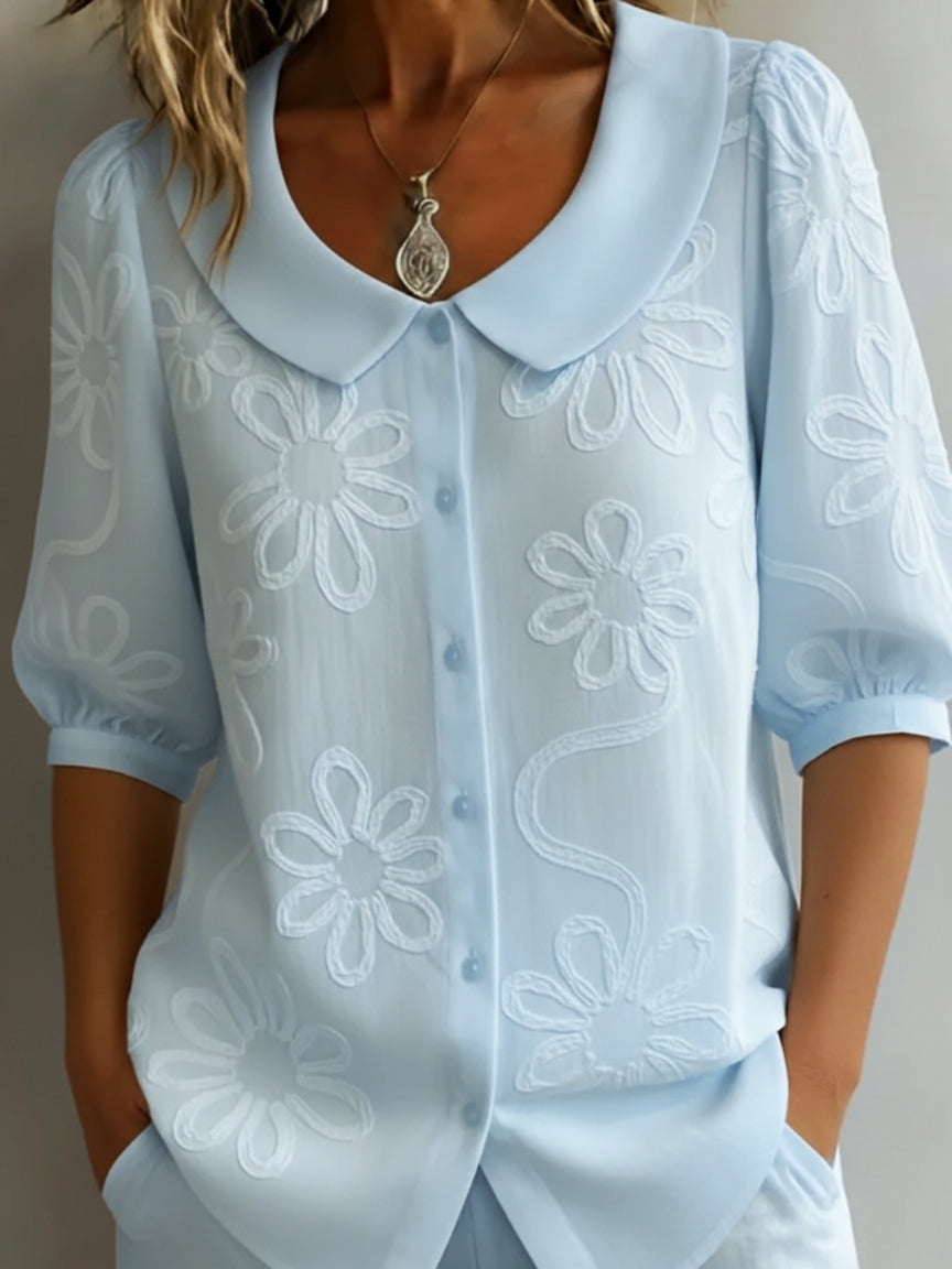 Esmee - Lichte Blouse met Bloemenprint