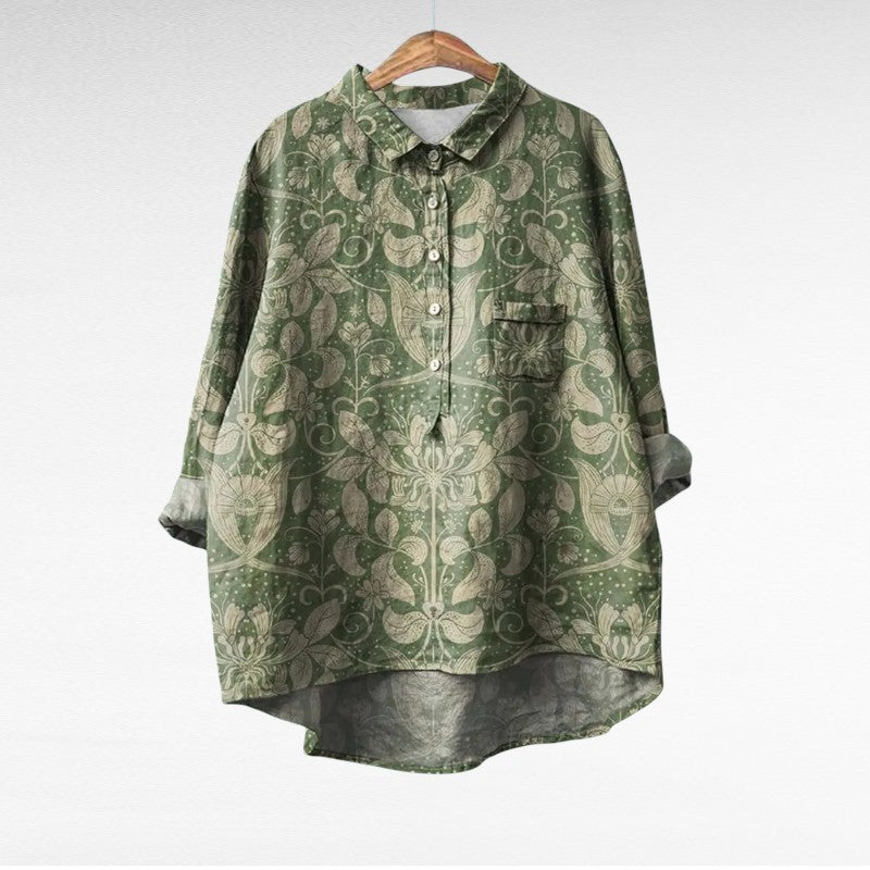 Noémie | Elegante Linnen Zomerblouse