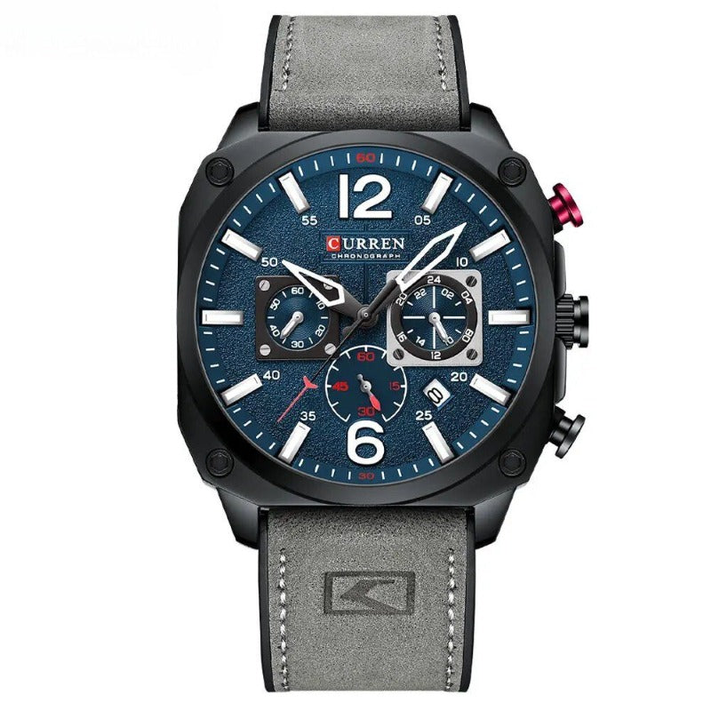 Zakelijk Horloge met Lerenband – Olsen & Olsen