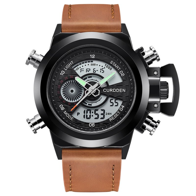 Mode Chronograaf Horloge met Dubbele Tijd – Olsen & Olsen