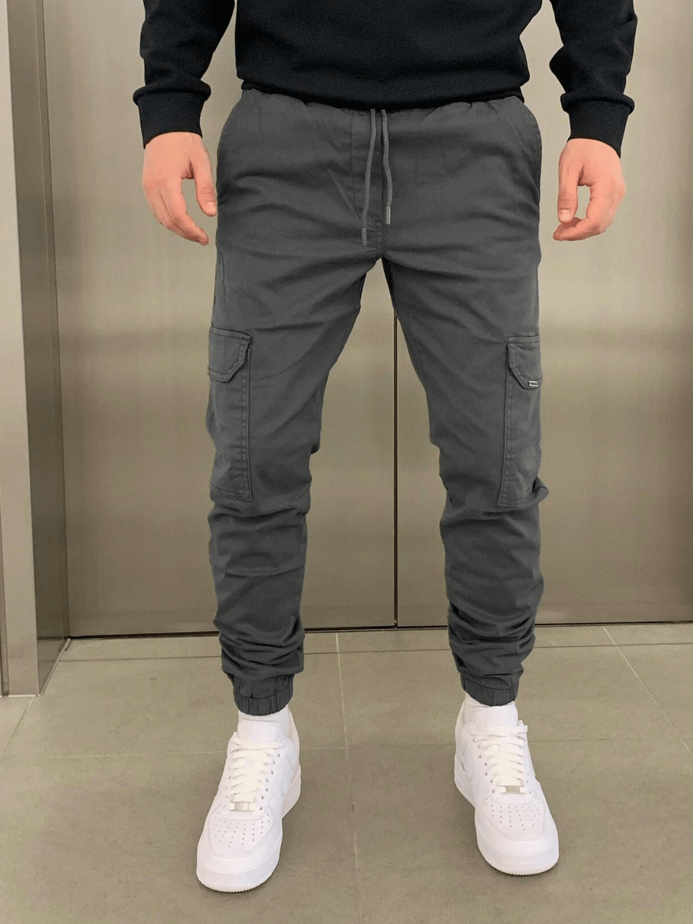 Jayden - Cargo Jogging Fit met Verstelbare Taille