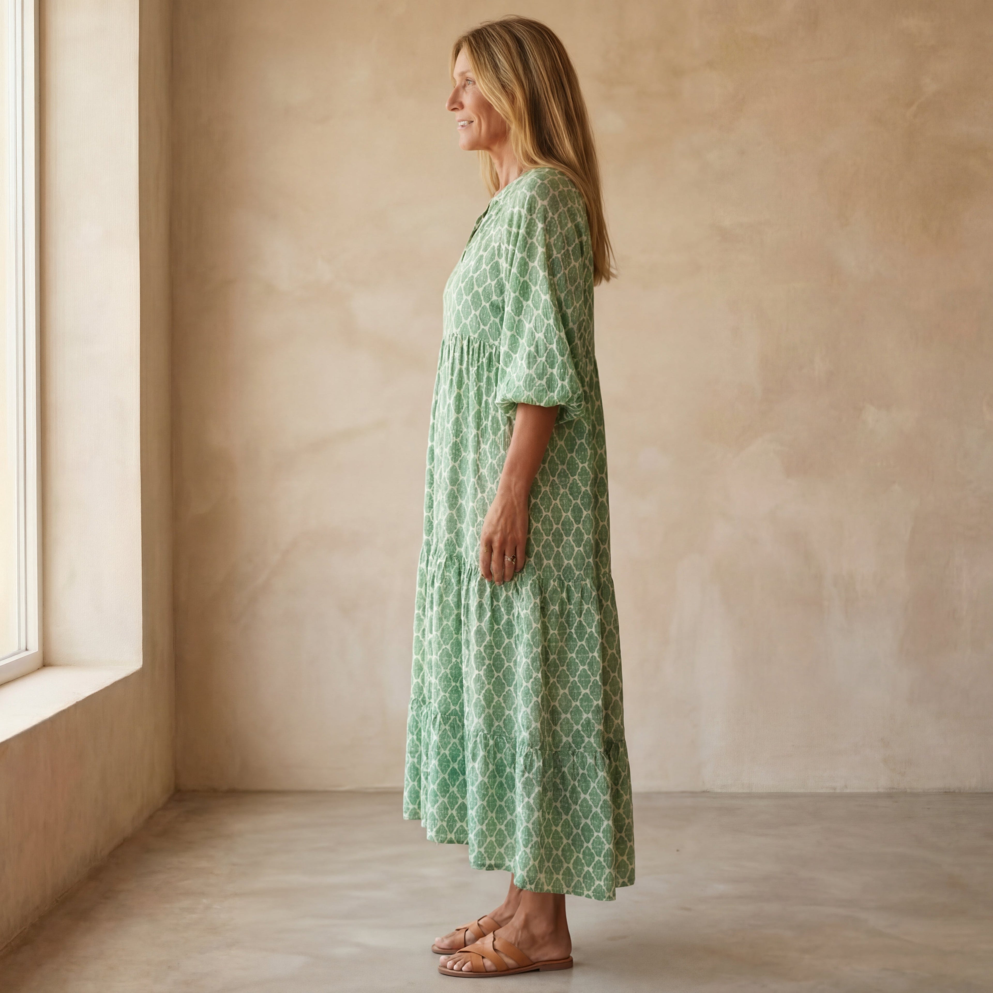 Sophie - Comfortabele Lange Jurk