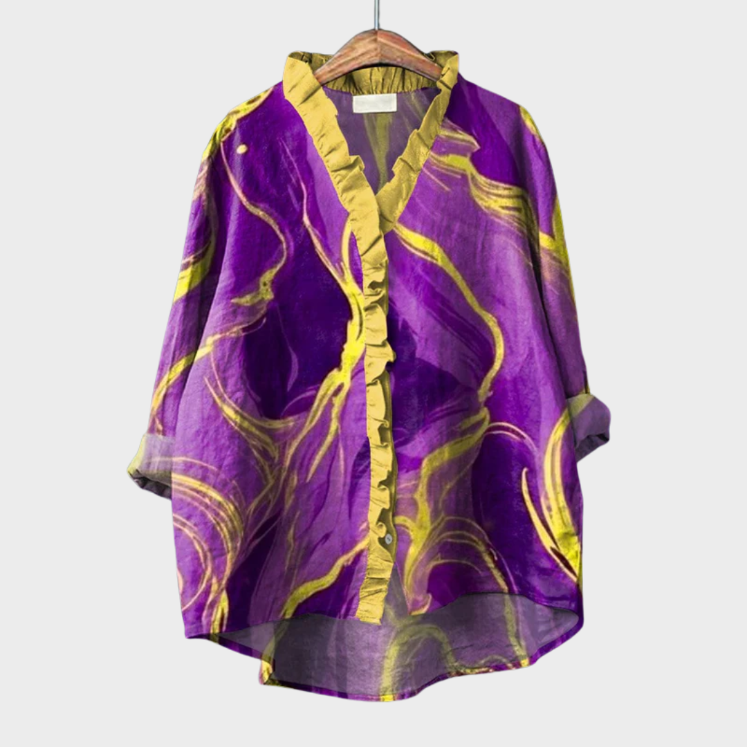 Bonnie | Elegante Linnen Zomerblouse