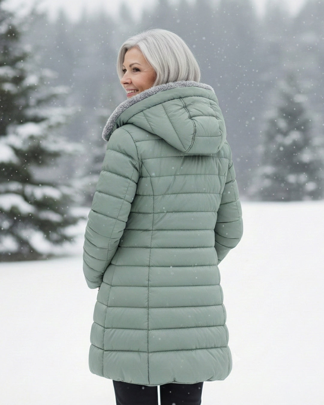 Clair | Gevoerde Pufferjas met Fleece
