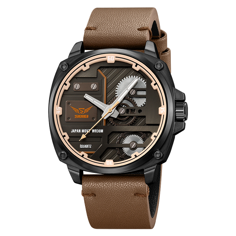 Herenhorloge van Leer Quartz™ – Olsen & Olsen