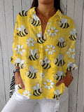 Franka – Bijen Bloesem Blouse
