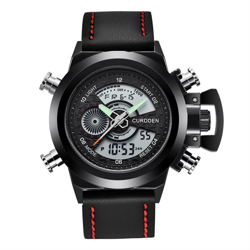 Mode Chronograaf Horloge met Dubbele Tijd – Olsen & Olsen