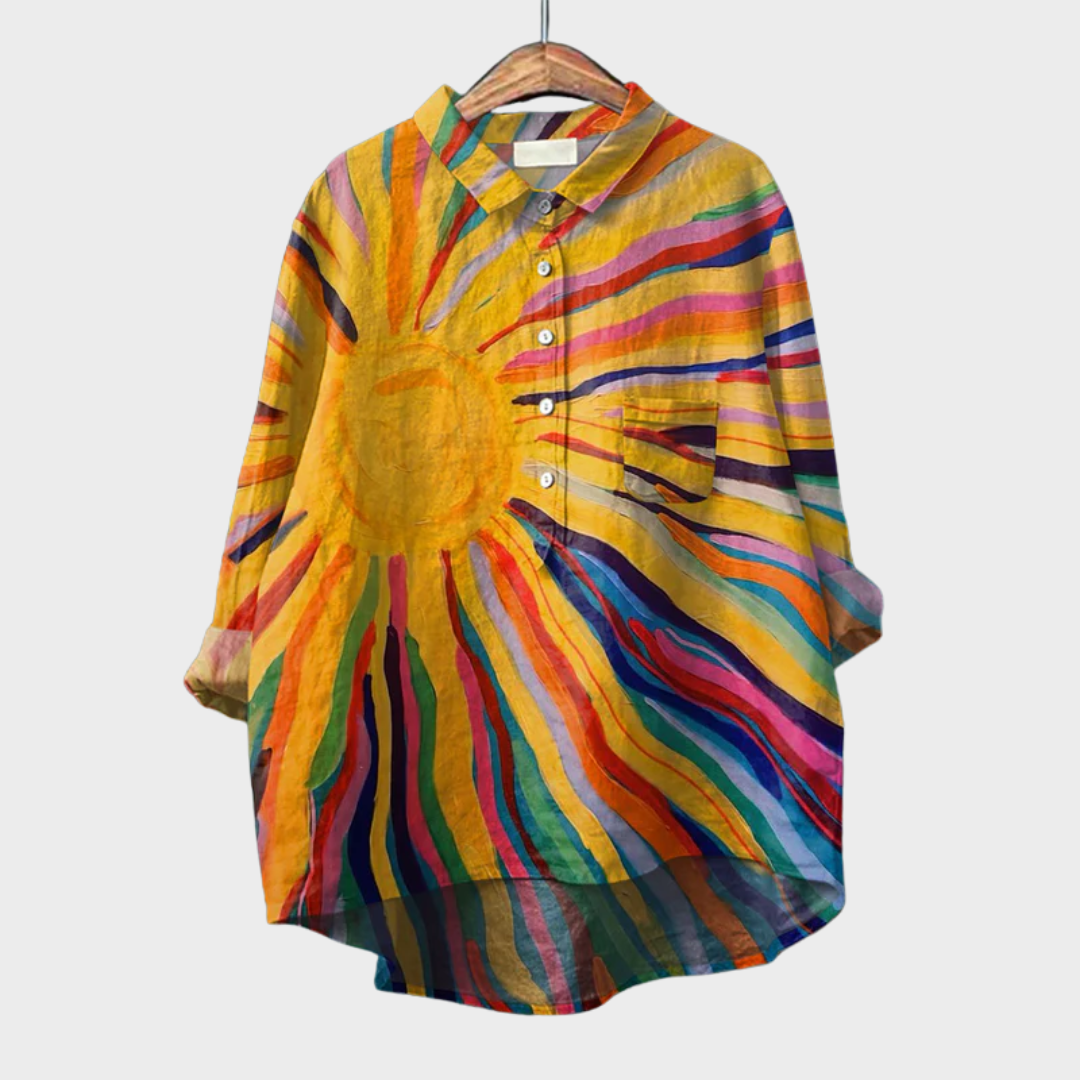 Solara | Elegante Linnen Zomerblouse