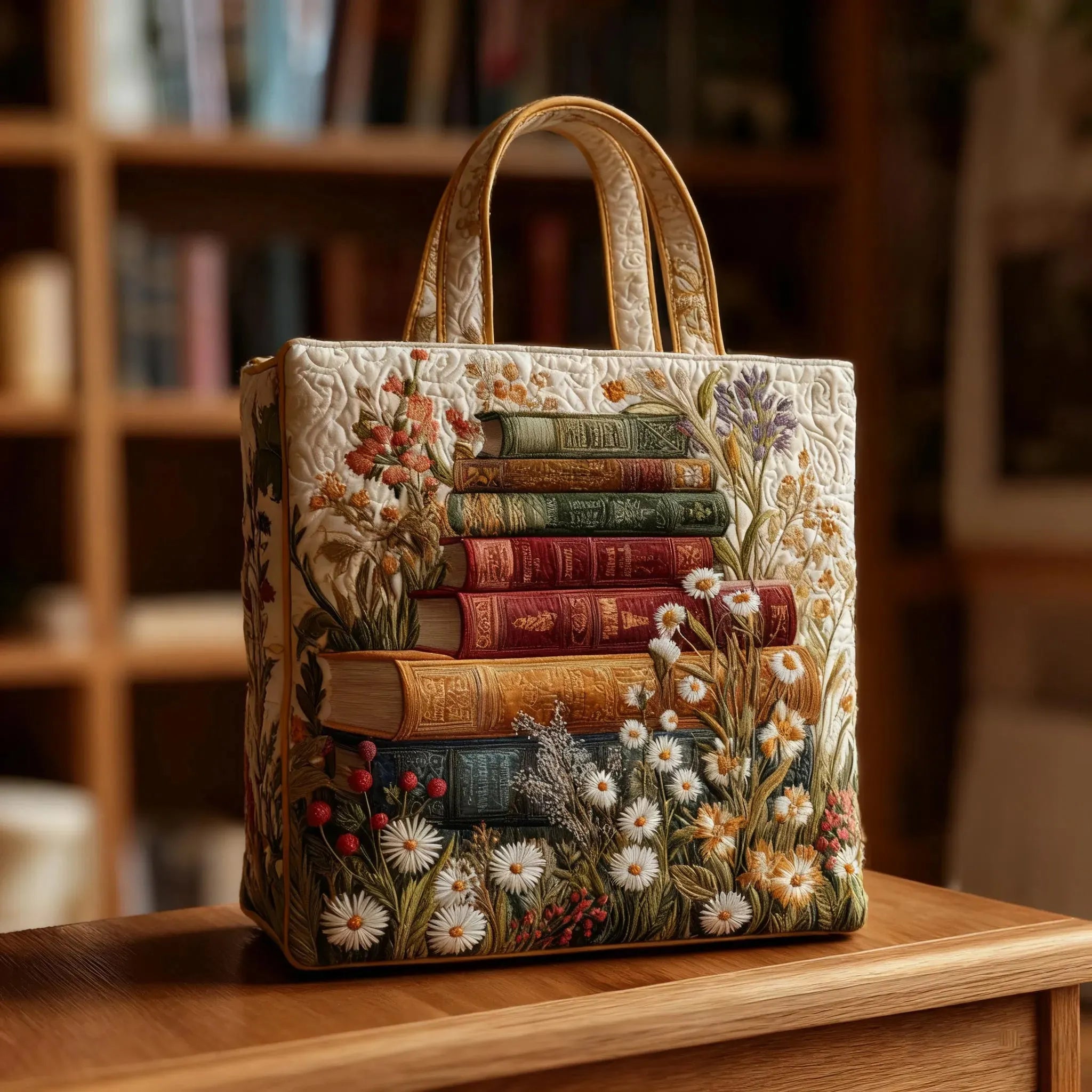 Gewatteerde Tas Bloemenpatroon