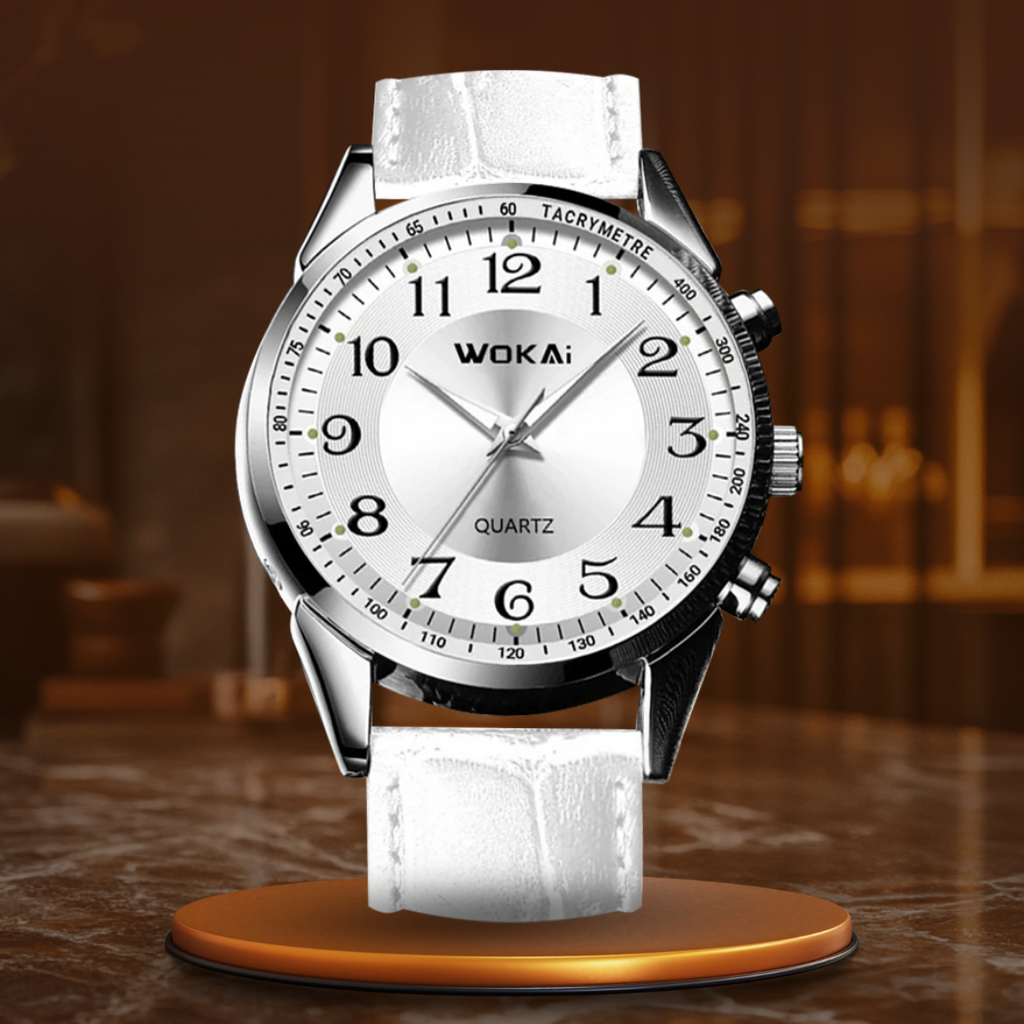 Sportief Casual Horloge Wit – Olsen & Olsen