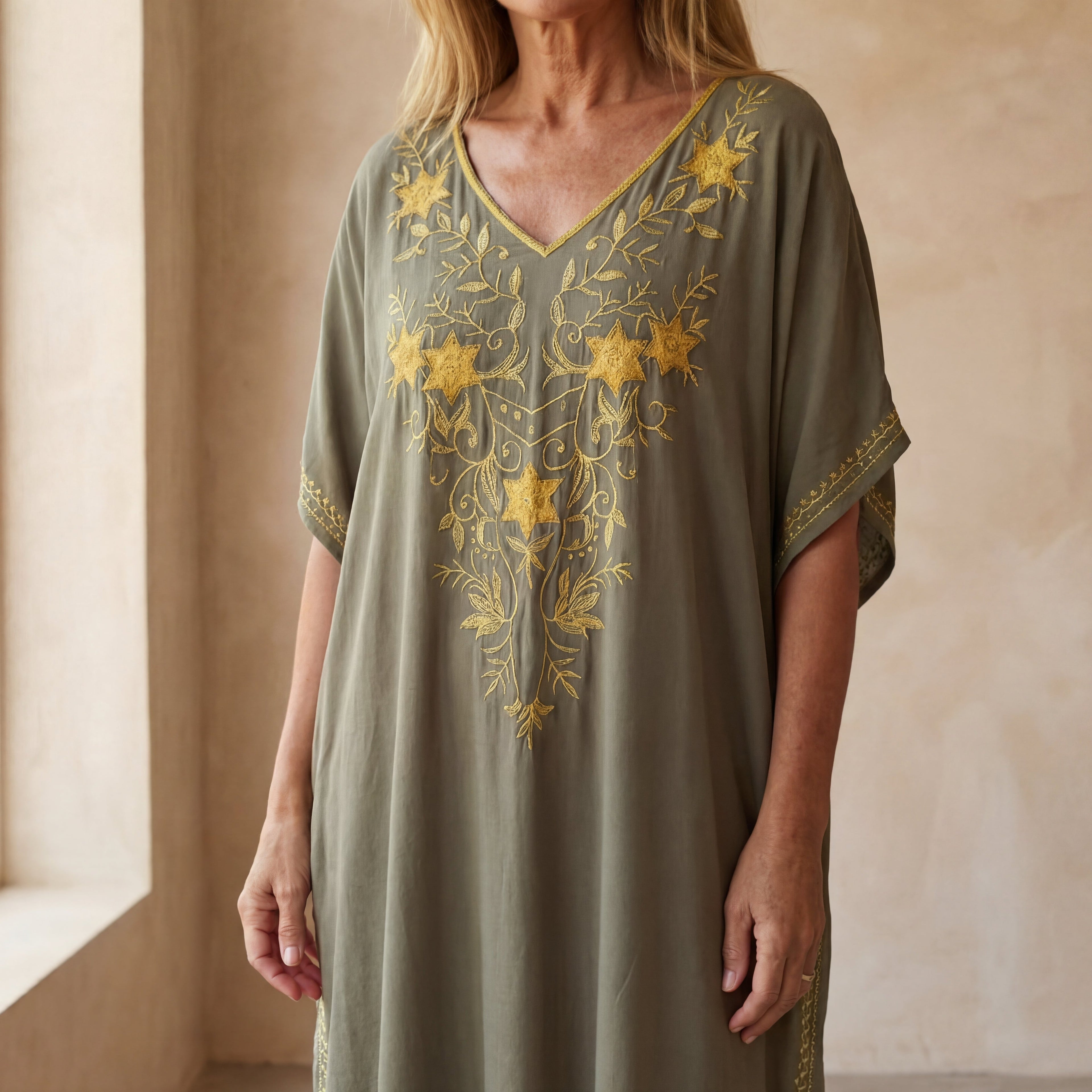 Marijke - Bloemen Kaftan Jurk
