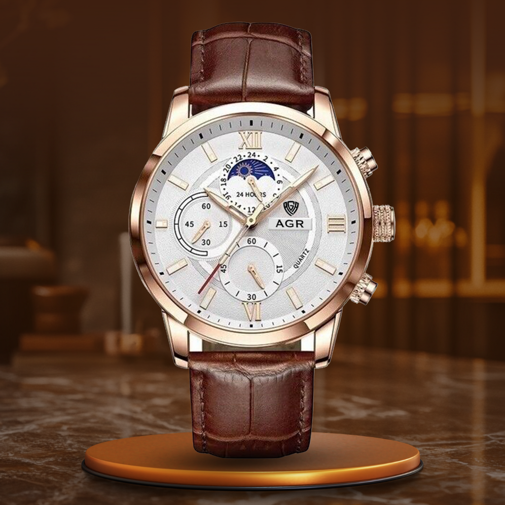 Luxe Quartz Chronograaf Horloge - Olsen & Olsen