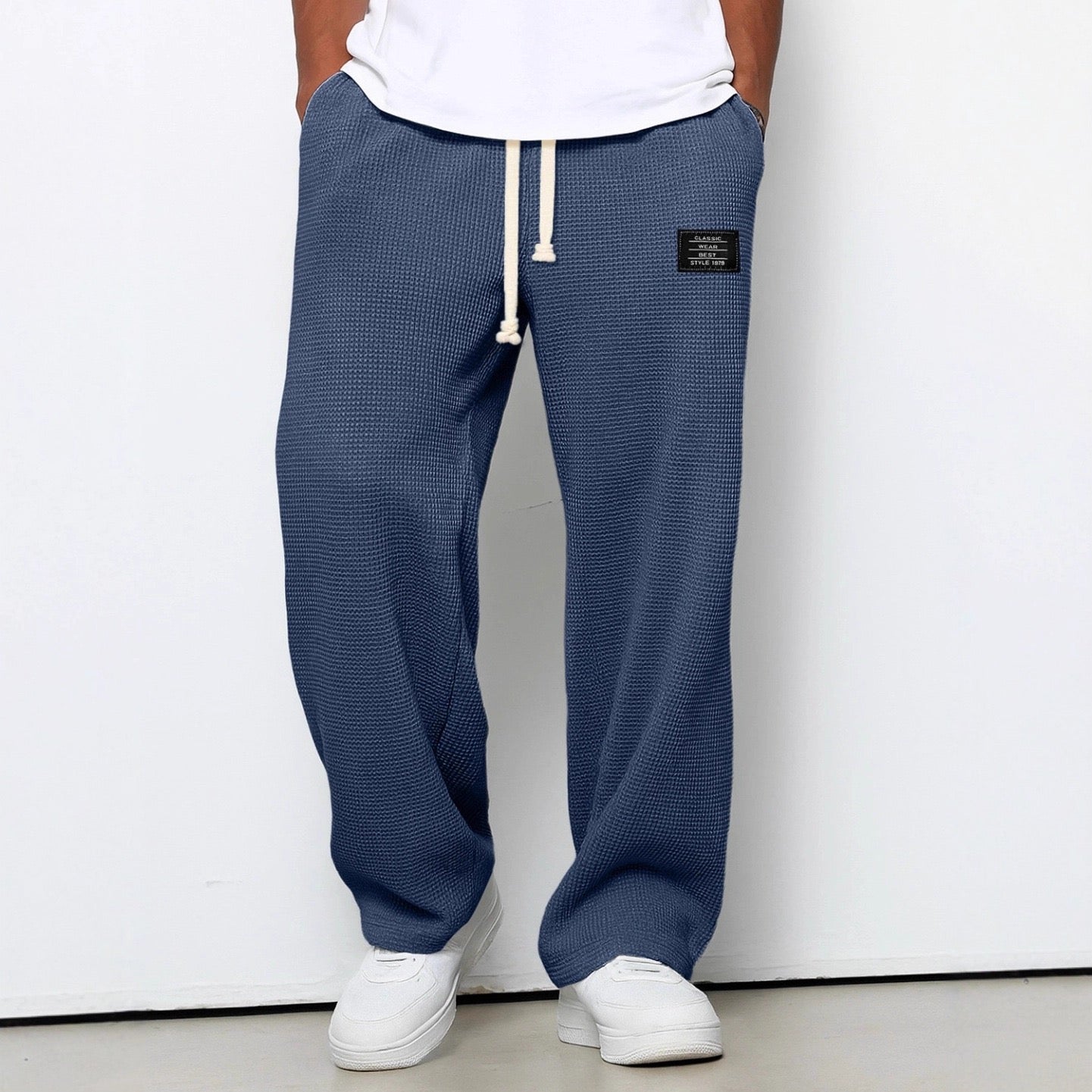 Brian | Comfort Fit Broek - Zacht, Ademend & Stijlvol (Donkerblauw)