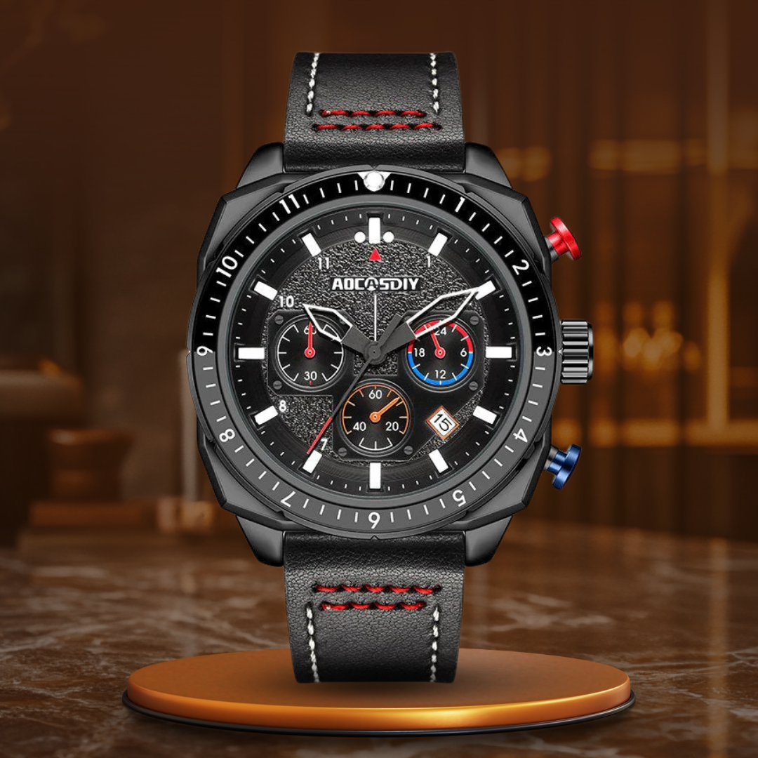 Luxe Sportchronograaf Quartz – Olsen & Olsen