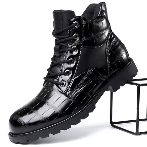 Buster | Croco Detail Stiefelette