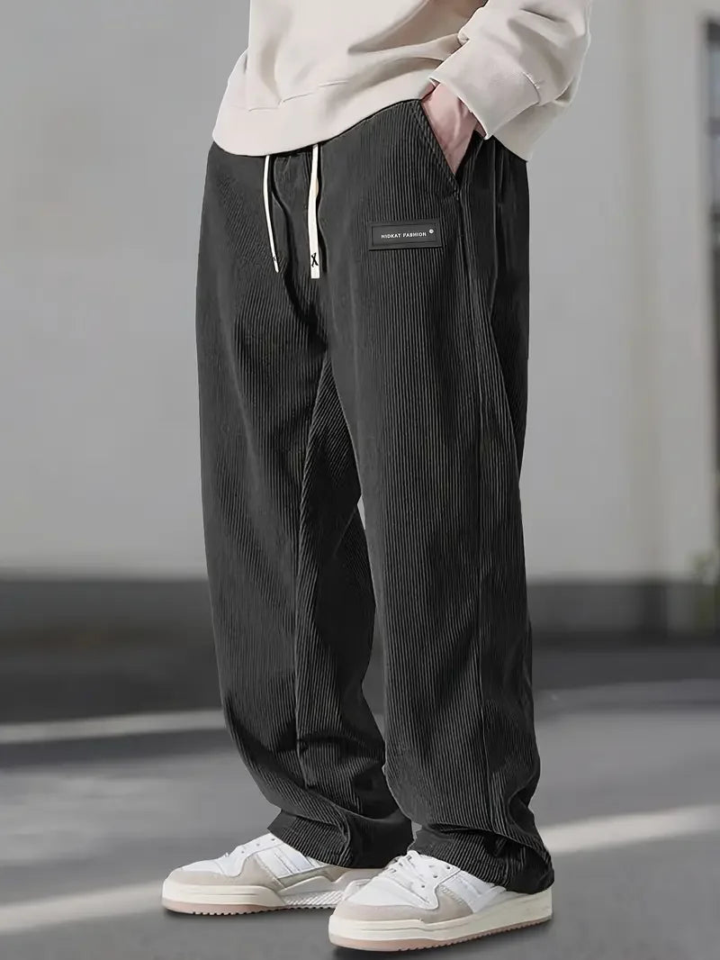 Samuel - Casual Wide-Fit Corduroy Broek