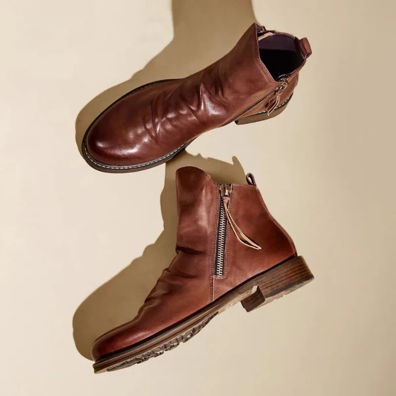 Baishan | Reisverschluss-Stiefelette