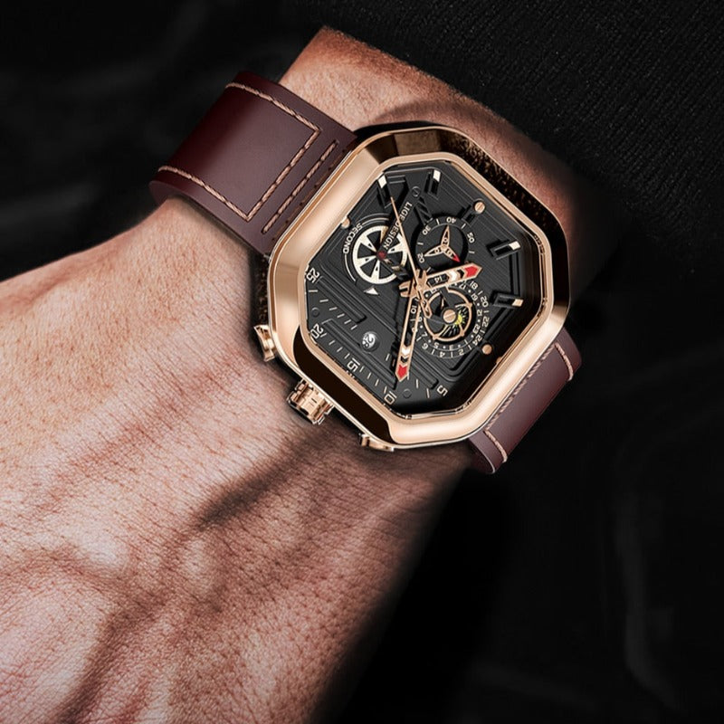 Luxe Quartz Chronograaf Horloge - Olsen & Olsen