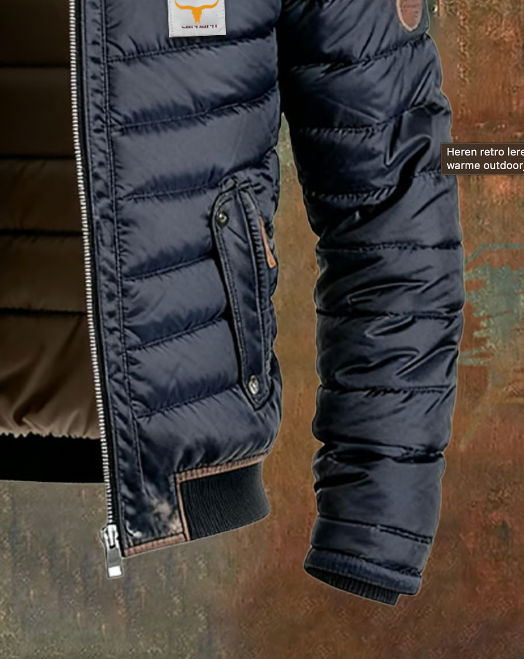MATHIS - GEWATTEERDE FLEECE JAS VOOR HEREN