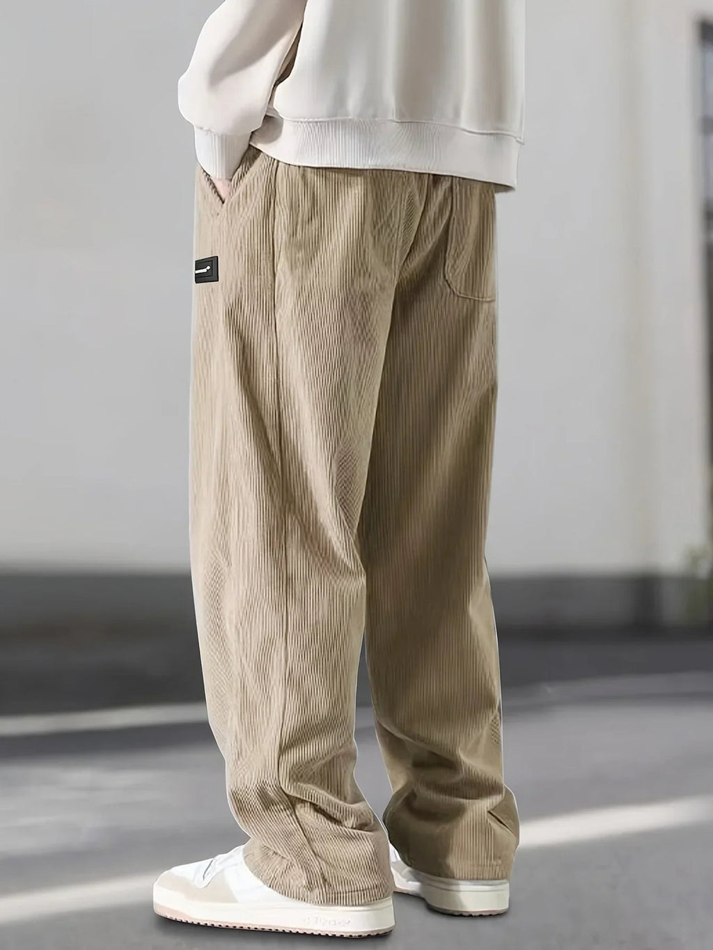 Samuel - Casual Wide-Fit Corduroy Broek