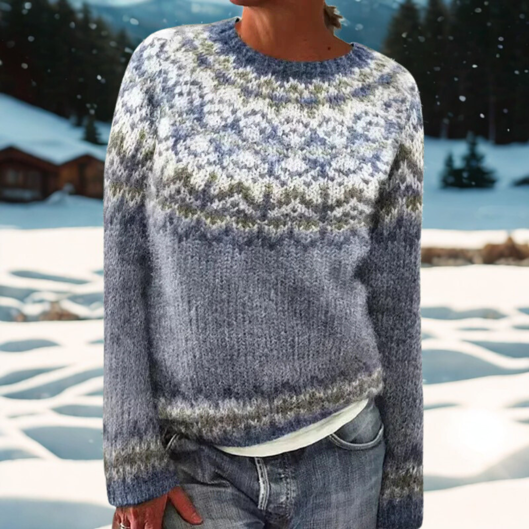 Liv – Wintertrui met tijdloos Scandinavisch patroon