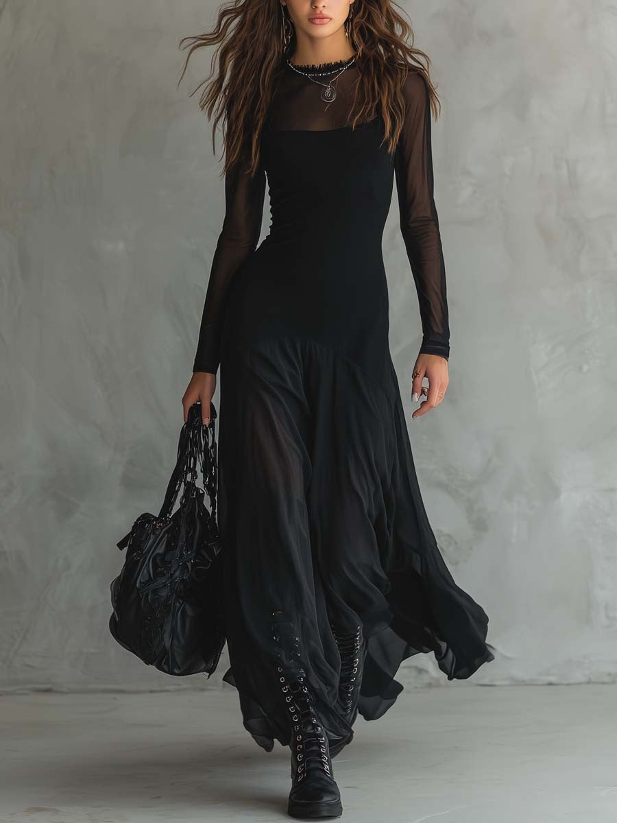 Yedra | Maxi-Jurk van Luchtige Tule