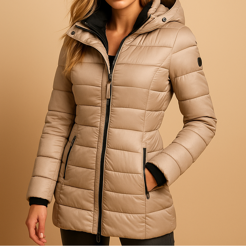 Lina | Warme Gewatteerde Winterjas