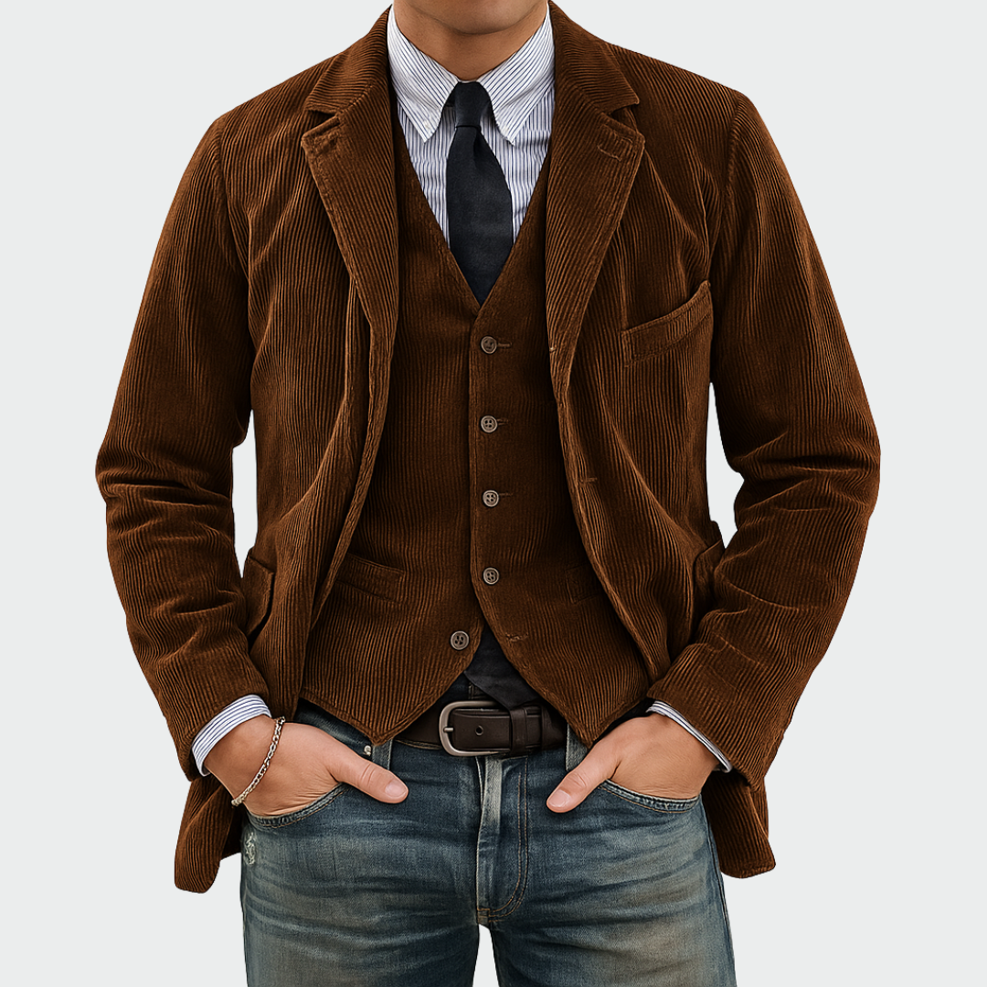 Peter - Elegante Blazer en Vest Set