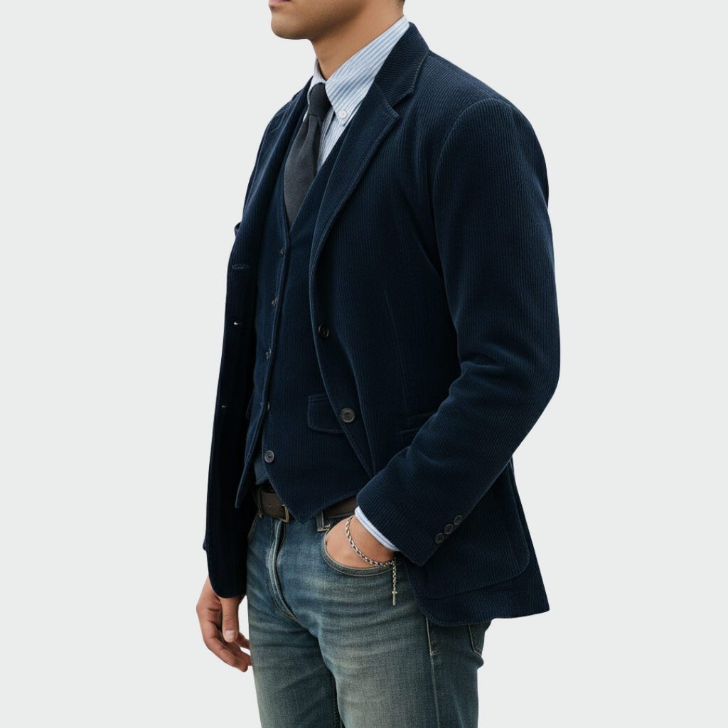 Peter - Elegante Blazer en Vest Set