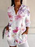 Liv - Levendige Artistieke Blouse met Knoopsluiting
